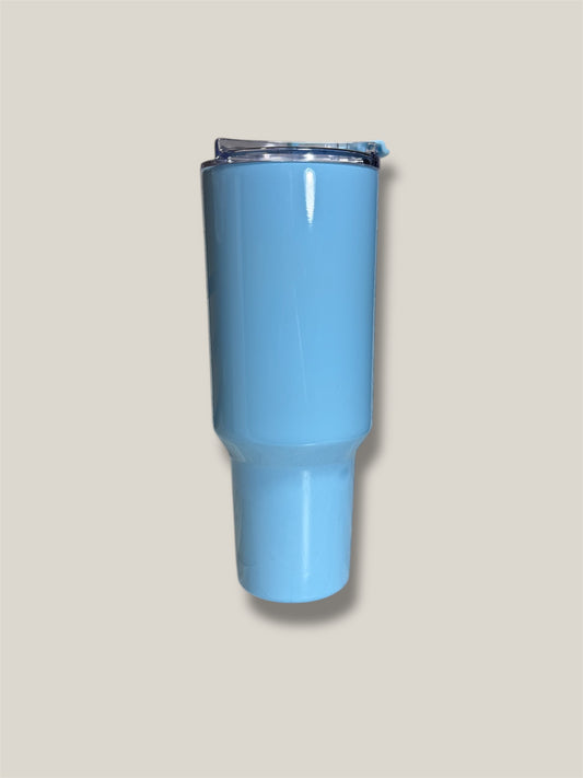 40oz Olympic Blue Tumbler w/Handle