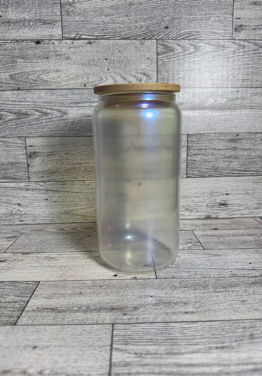 16oz Glass Iridescent