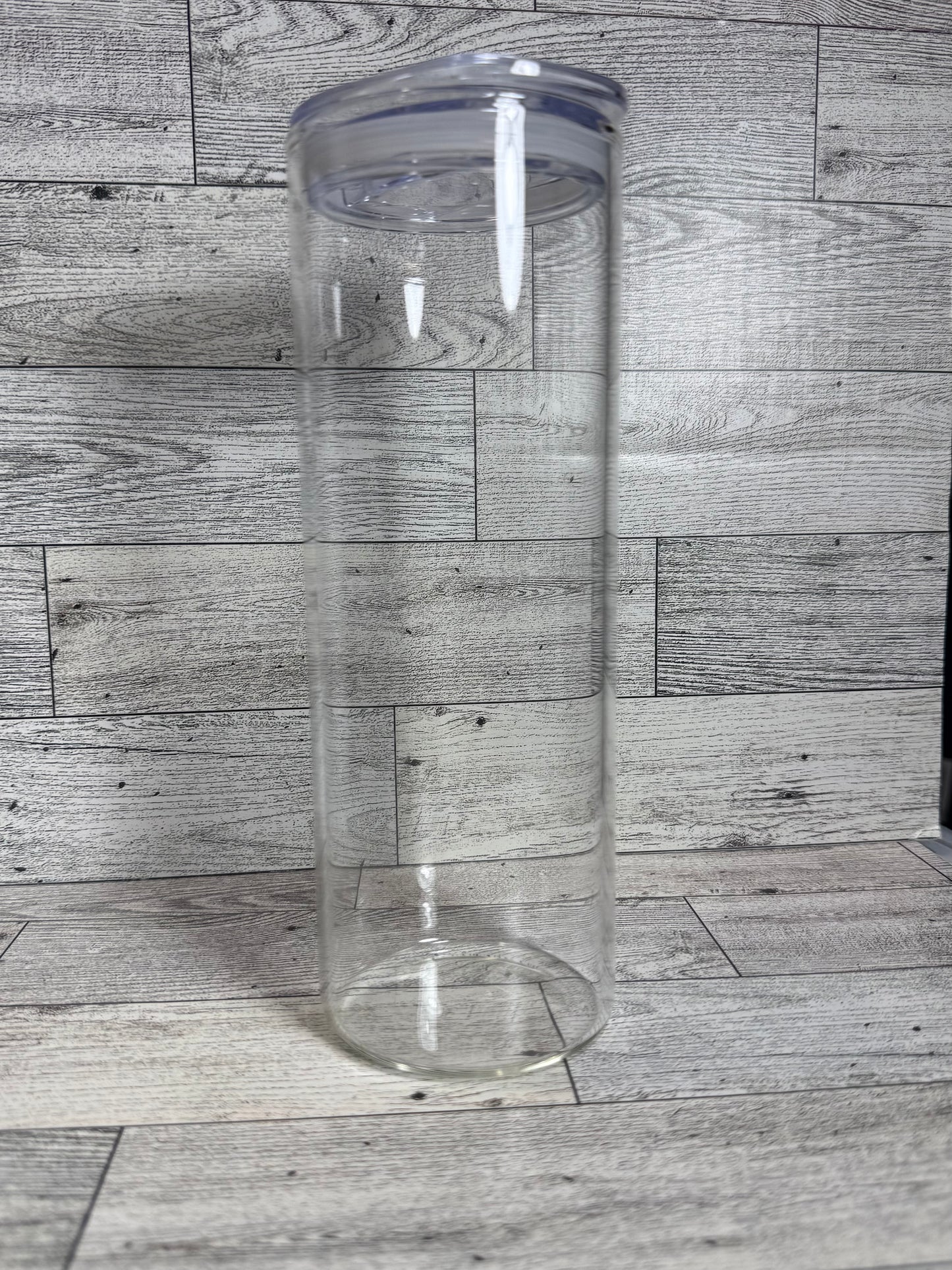 25oz Clear Glass Tumbler