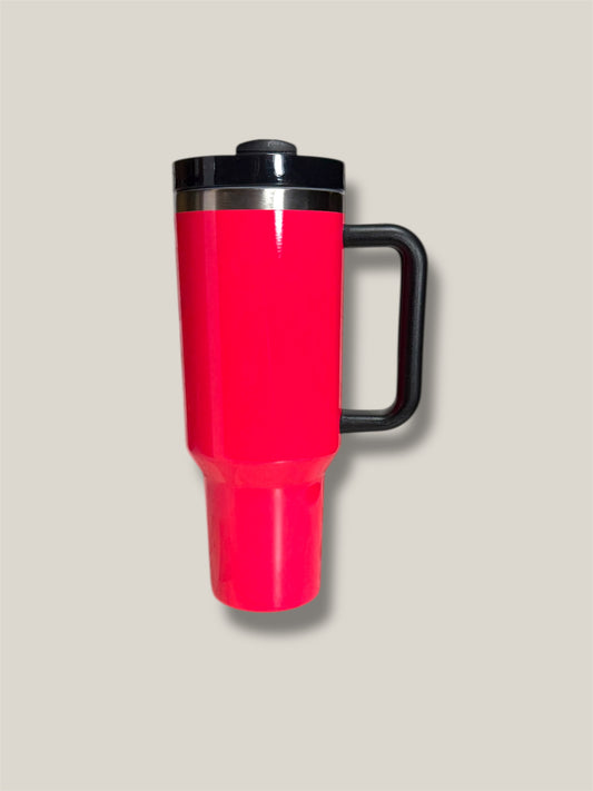 40oz Neon Watermelon Tumbler