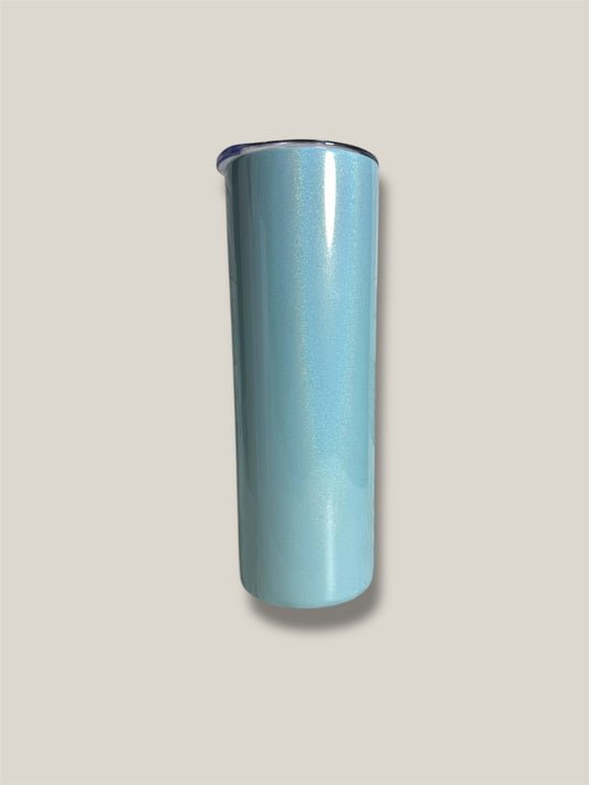 20oz Blue/Teal Shimmer Tumbler