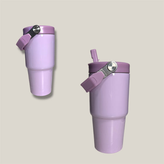 Lavender 20oz Handle w/lid